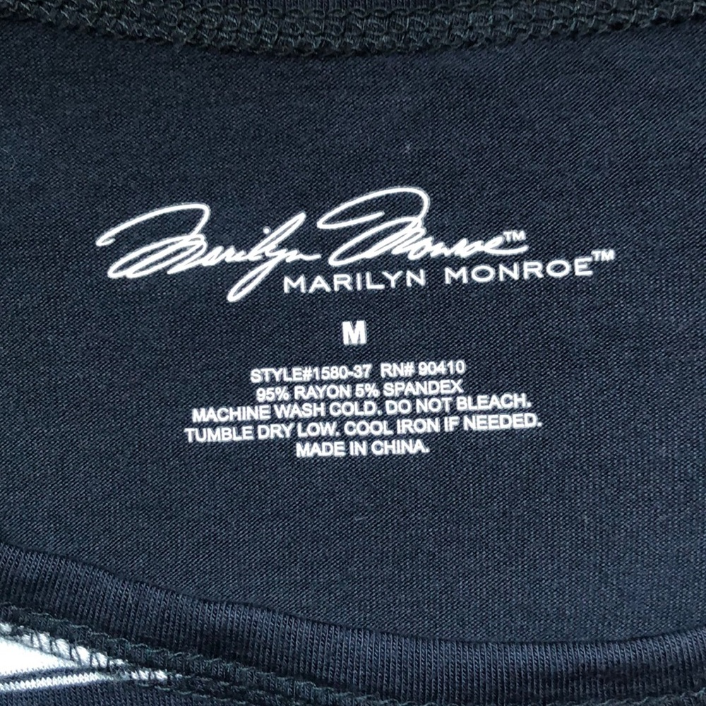 Marilyn Monroe Navy Blue Stripe Sleep Dress